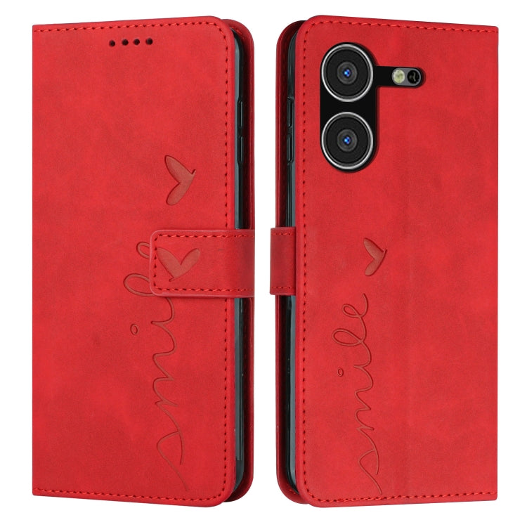 Skin Feel Heart Pattern Leather Phone Case, For Tecno Pova Neo 3, For Tecno Camon 20 Premier, For Tecno Pova 5 4G, For Tecno Camon 20 Pro 5G