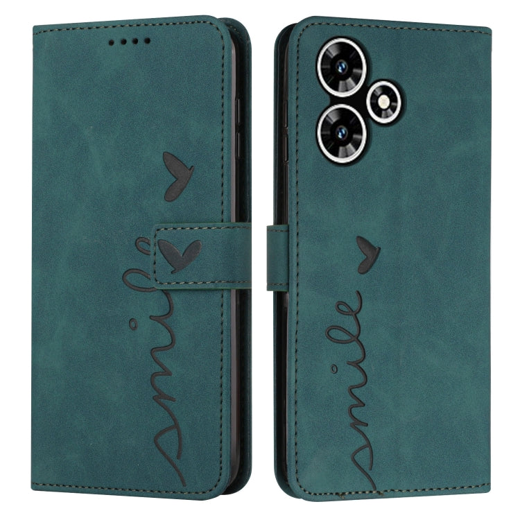 Skin Feel Heart Pattern Leather Phone Case, For Infinix Hot 30, For Infinix Note 30 VIP