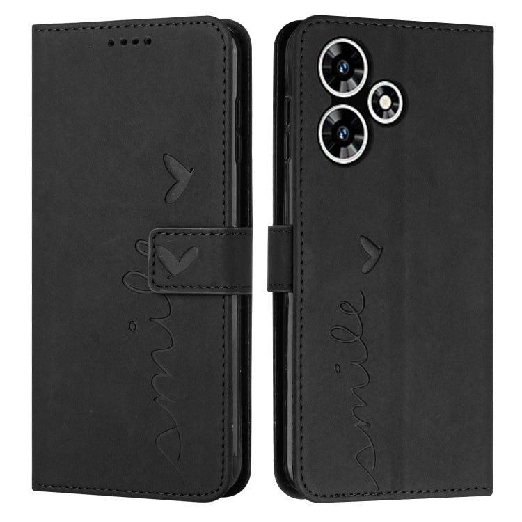 Skin Feel Heart Pattern Leather Phone Case, For Infinix Hot 30 Play NFC, For Infinix Note 30/Note 30 5G, For Infinix Note 30i, For Infinix Note 30 Pro
