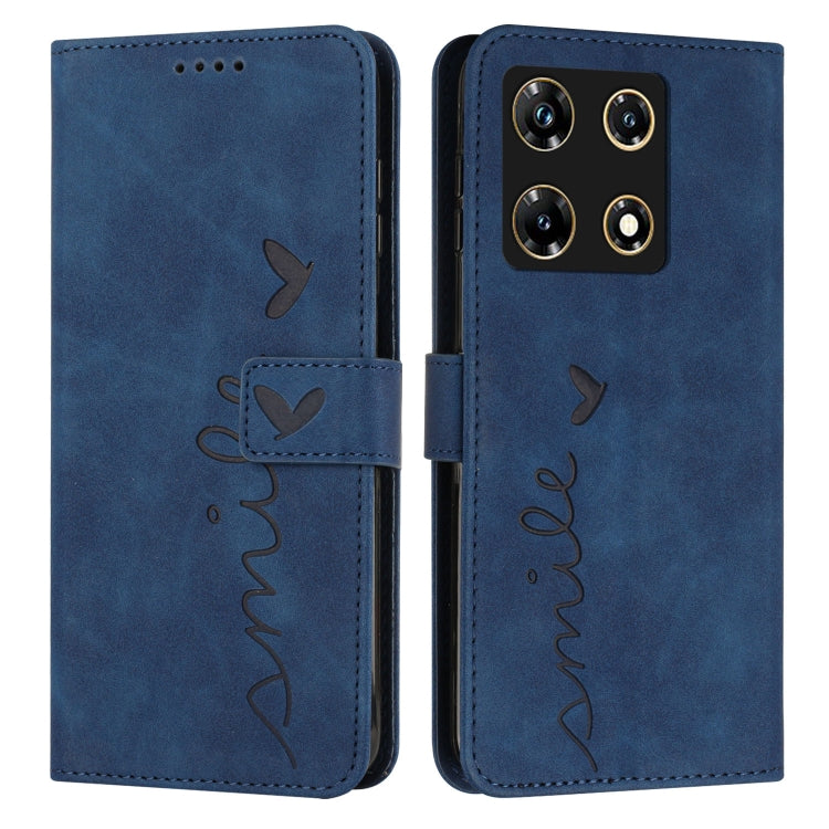 Skin Feel Heart Pattern Leather Phone Case, For Infinix Hot 30 Play NFC, For Infinix Note 30/Note 30 5G, For Infinix Note 30i, For Infinix Note 30 Pro