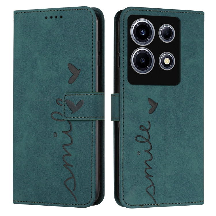 Skin Feel Heart Pattern Leather Phone Case, For Infinix Hot 30, For Infinix Note 30 VIP