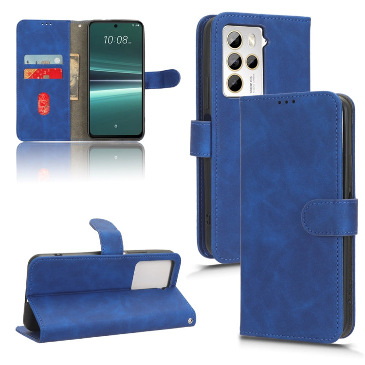 Skin Feel Magnetic Flip Leather Phone Case, For HTC U24 Pro, For HTC U23 Pro
