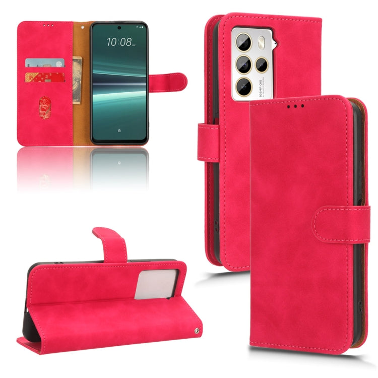 Skin Feel Magnetic Flip Leather Phone Case, For HTC U24 Pro, For HTC U23 Pro