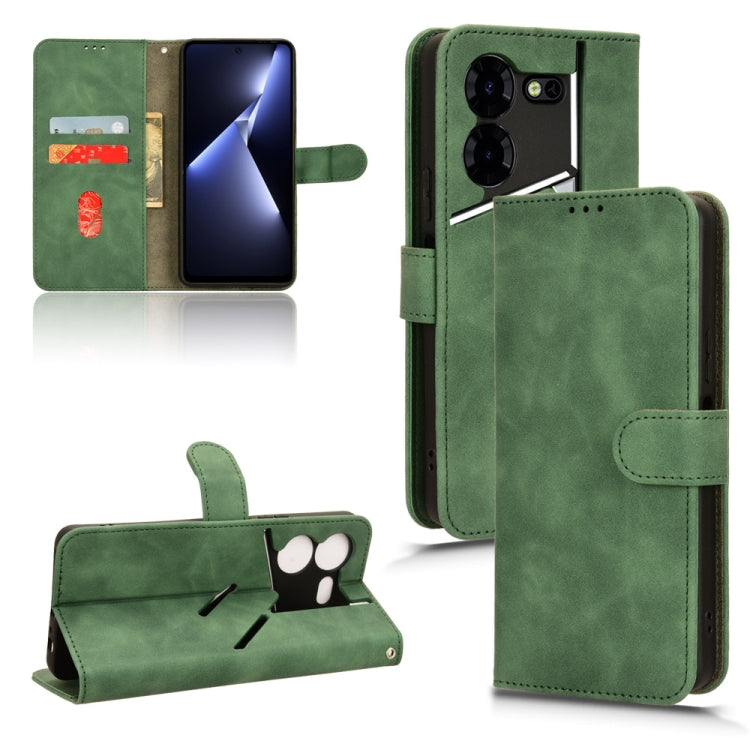 Skin Feel Magnetic Flip Leather Phone Case, For Tecno Pop 8, For Tecno Pova 5 Pro, For Tecno Pova Neo 3, For Tecno Pova 5
