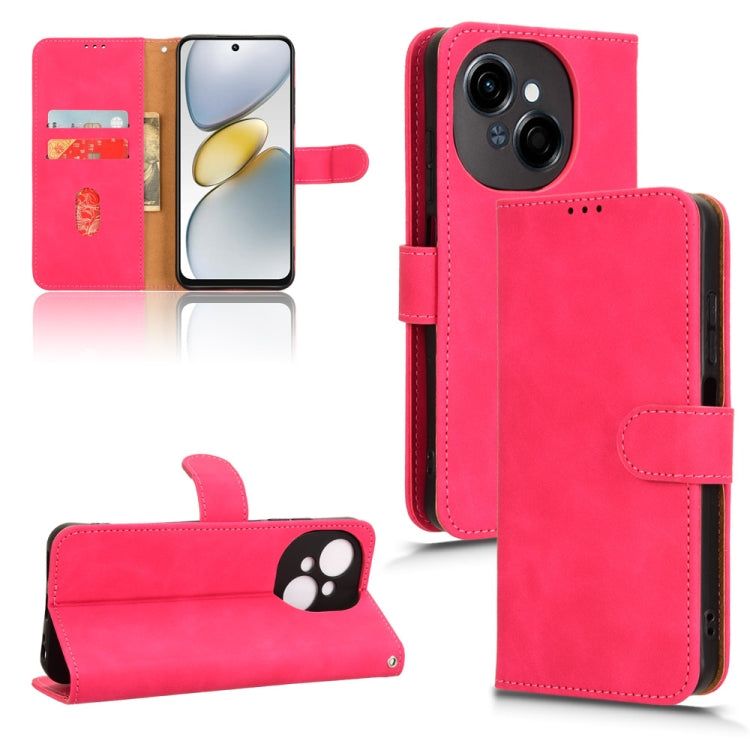 Skin Feel Magnetic Flip Leather Phone Case, For Tecno Spark Go 2025 / Spark Go 1, For Tecno Pop 9, For Tecno Spark Go 5G, For Tecno Camon 30S Pro