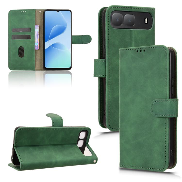 Skin Feel Magnetic Flip Leather Phone Case, For Tecno Spark Go 2025 / Spark Go 1, For Tecno Pop 9, For Tecno Spark Go 5G, For Tecno Camon 30S Pro