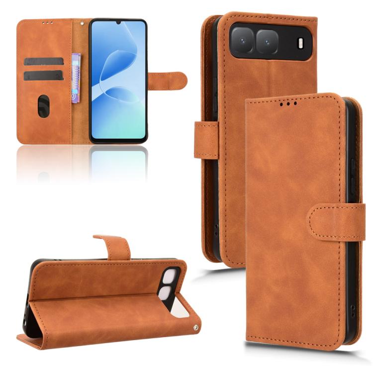 Skin Feel Magnetic Flip Leather Phone Case, For Tecno Spark Go 2025 / Spark Go 1, For Tecno Pop 9, For Tecno Spark Go 5G, For Tecno Camon 30S Pro