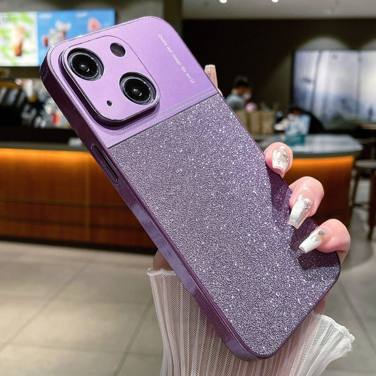 Metallic Glitter Powder Shockproof Phone Case, For iPhone 13 Pro Max, For iPhone 13 Pro, For iPhone 13, For iPhone 12