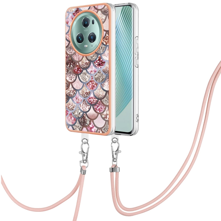 Electroplating IMD TPU Phone Case with Lanyard, For Honor 90 Lite 5G, For Honor Magic5 Pro, For Honor X6a, For Honor X8a