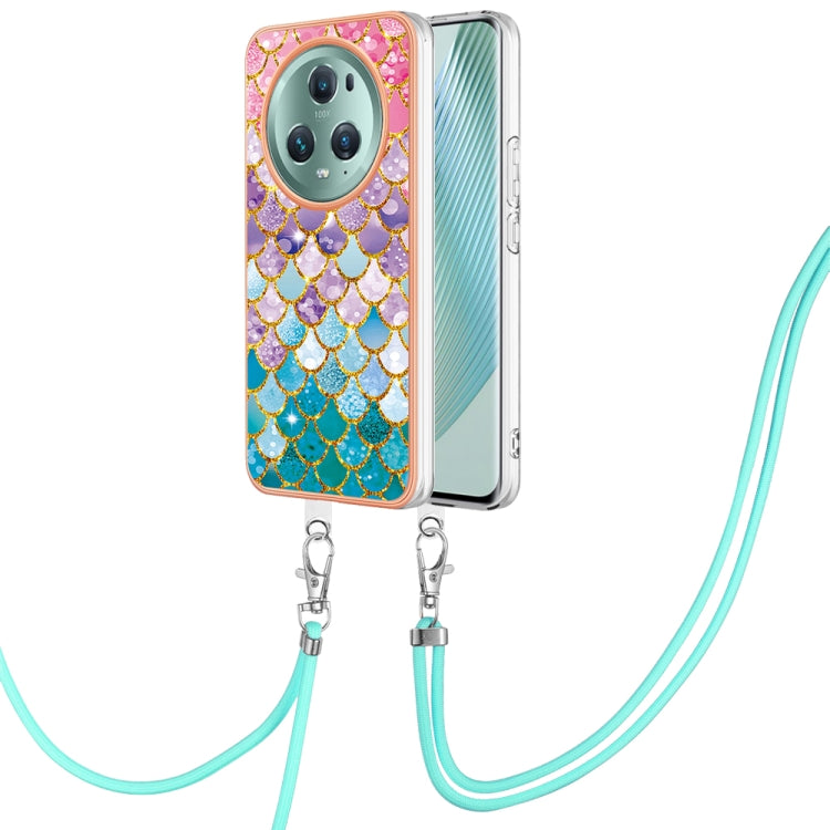 Electroplating IMD TPU Phone Case with Lanyard, For Honor 90 Lite 5G, For Honor Magic5 Pro, For Honor X6a, For Honor X8a