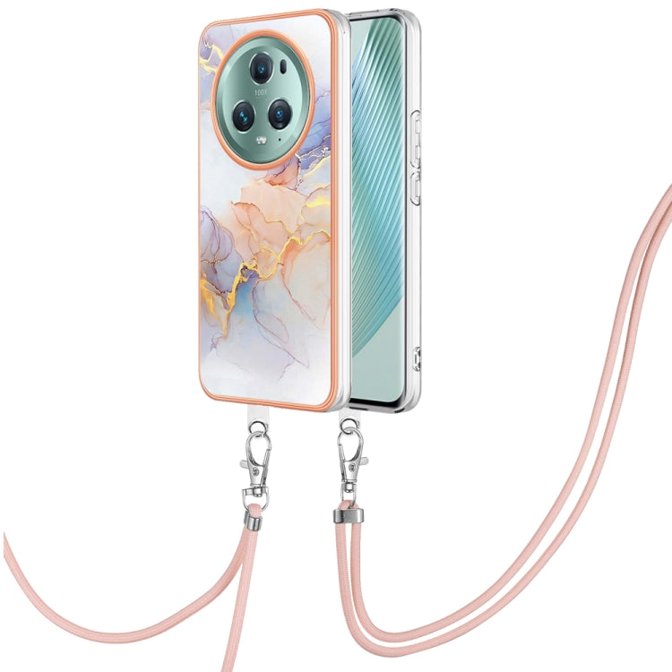 Electroplating IMD TPU Phone Case with Lanyard, For Honor 90 Lite 5G, For Honor Magic5 Pro, For Honor X6a, For Honor X8a