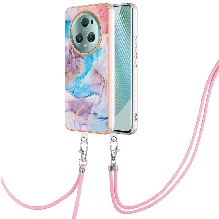 Electroplating IMD TPU Phone Case with Lanyard, For Honor 90 Lite 5G, For Honor Magic5 Pro, For Honor X6a, For Honor X8a
