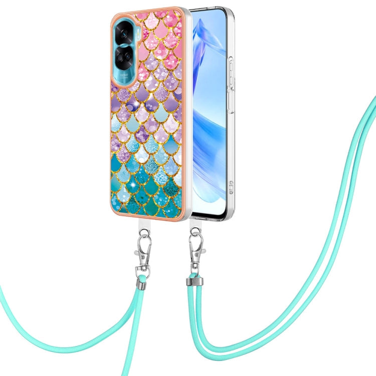 Electroplating IMD TPU Phone Case with Lanyard, For Honor 90 Lite 5G, For Honor Magic5 Pro, For Honor X6a, For Honor X8a