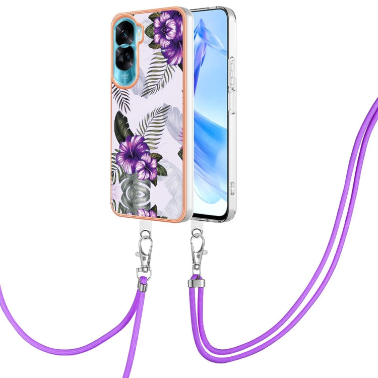 Electroplating IMD TPU Phone Case with Lanyard, For Honor 90 Lite 5G, For Honor Magic5 Pro, For Honor X6a, For Honor X8a