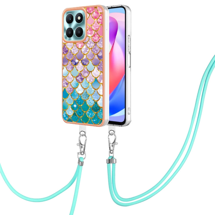 Electroplating IMD TPU Phone Case with Lanyard, For Honor 90 Lite 5G, For Honor Magic5 Pro, For Honor X6a, For Honor X8a