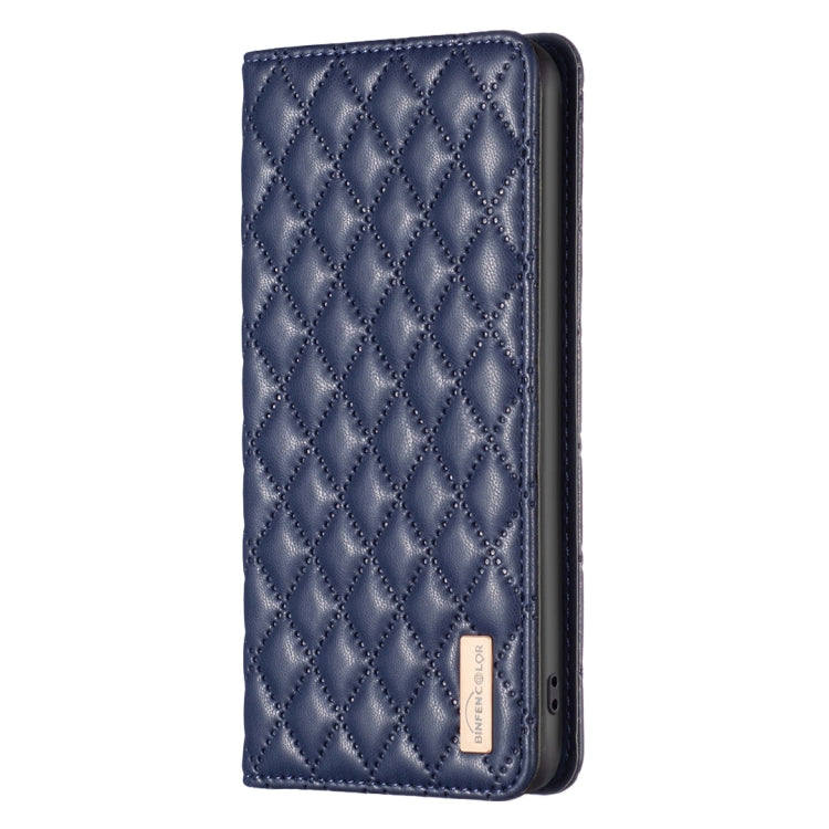 Diamond Lattice Magnetic Leather Flip Phone Case, For iPhone 16 Pro Max, For iPhone 16 Pro, For iPhone 16 Plus, For iPhone 16