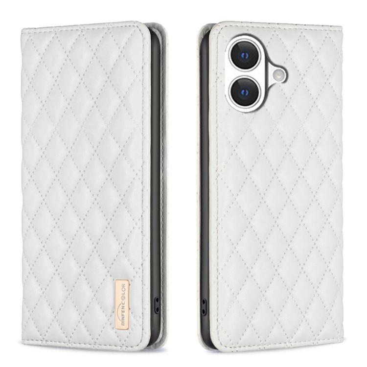 Diamond Lattice Magnetic Leather Flip Phone Case, For iPhone 17 Pro Max, For iPhone 17 Pro, For iPhone 17, For iPhone Air