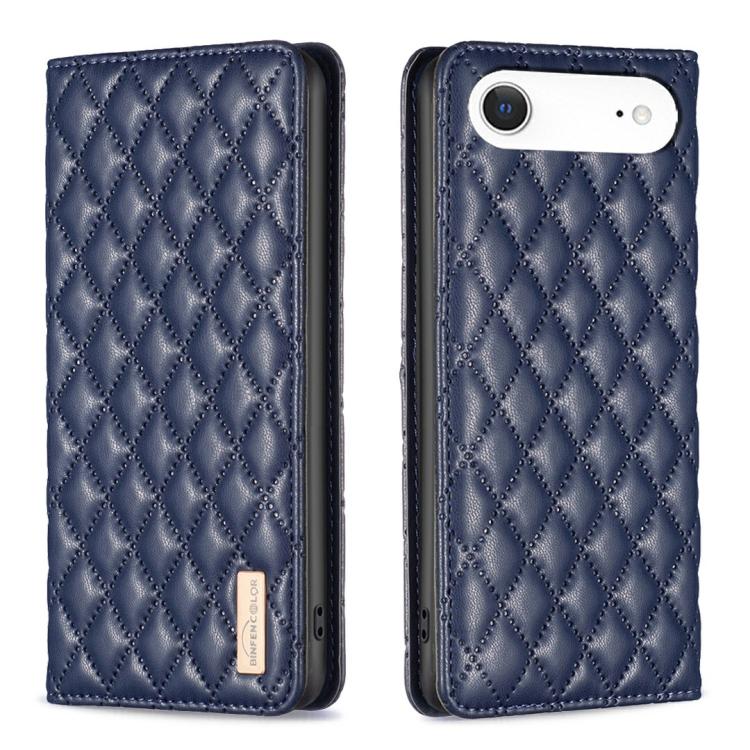 Diamond Lattice Magnetic Leather Flip Phone Case, For iPhone 17 Pro Max, For iPhone 17 Pro, For iPhone 17, For iPhone Air