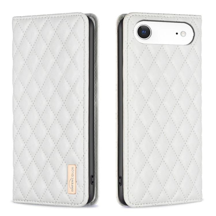Diamond Lattice Magnetic Leather Flip Phone Case, For iPhone 17 Pro Max, For iPhone 17 Pro, For iPhone 17, For iPhone Air