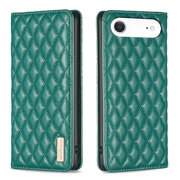 Diamond Lattice Magnetic Leather Flip Phone Case, For iPhone 17 Pro Max, For iPhone 17 Pro, For iPhone 17, For iPhone Air