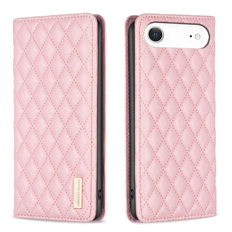 Diamond Lattice Magnetic Leather Flip Phone Case, For iPhone 17 Pro Max, For iPhone 17 Pro, For iPhone 17, For iPhone Air