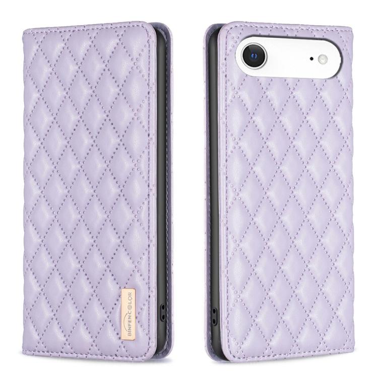 Diamond Lattice Magnetic Leather Flip Phone Case, For iPhone 17 Pro Max, For iPhone 17 Pro, For iPhone 17, For iPhone Air