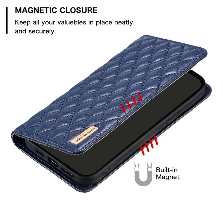 Diamond Lattice Magnetic Leather Flip Phone Case, For iPhone 18 Pro/17 Pro, For iPhone 18 Pro Max/17 Pro Max, For iPhone 17, For iPhone 17 Air