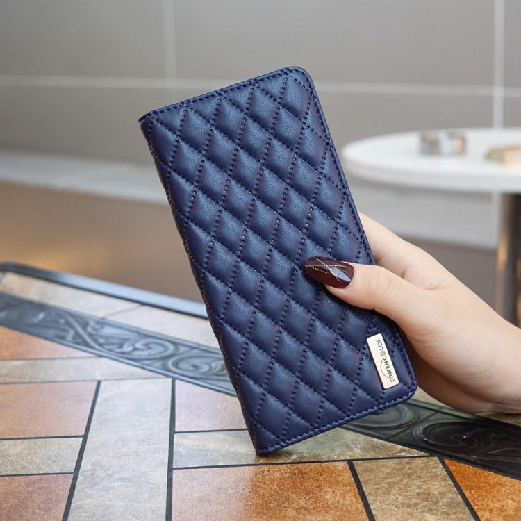 Diamond Lattice Magnetic Leather Flip Phone Case, For iPhone 17 Pro Max, For iPhone 17 Pro, For iPhone 17, For iPhone Air