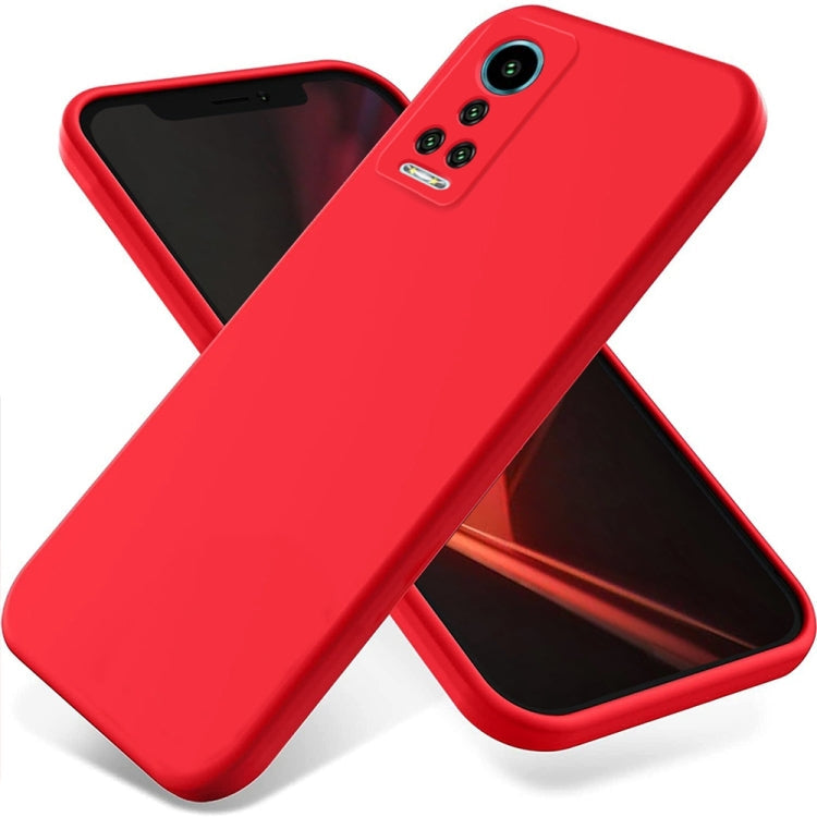 Pure Color Liquid Silicone Shockproof Phone Case, For Hisense Infinity H50S 5G, For Hisense H60