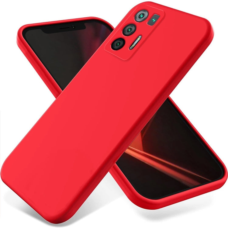 Pure Color Liquid Silicone Shockproof Phone Case, For Hisense Infinity H50S 5G, For Hisense H60