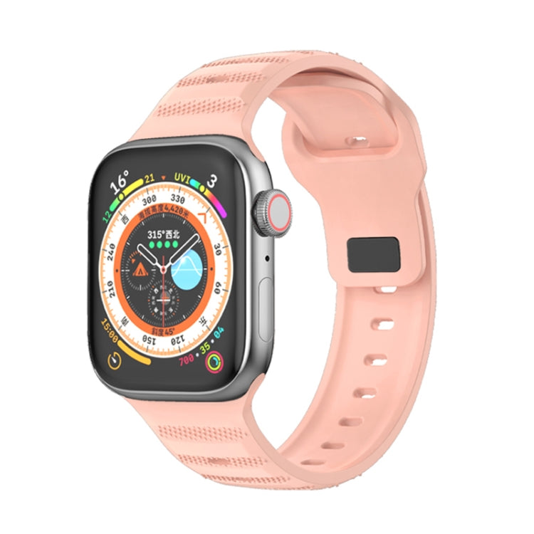 Dot Texture Fluororubber Watch Band, For Apple Watch SE 2022 44mm, For Apple Watch 9 41mm, For Apple Watch 7 41mm, For Apple Watch 7 45mm