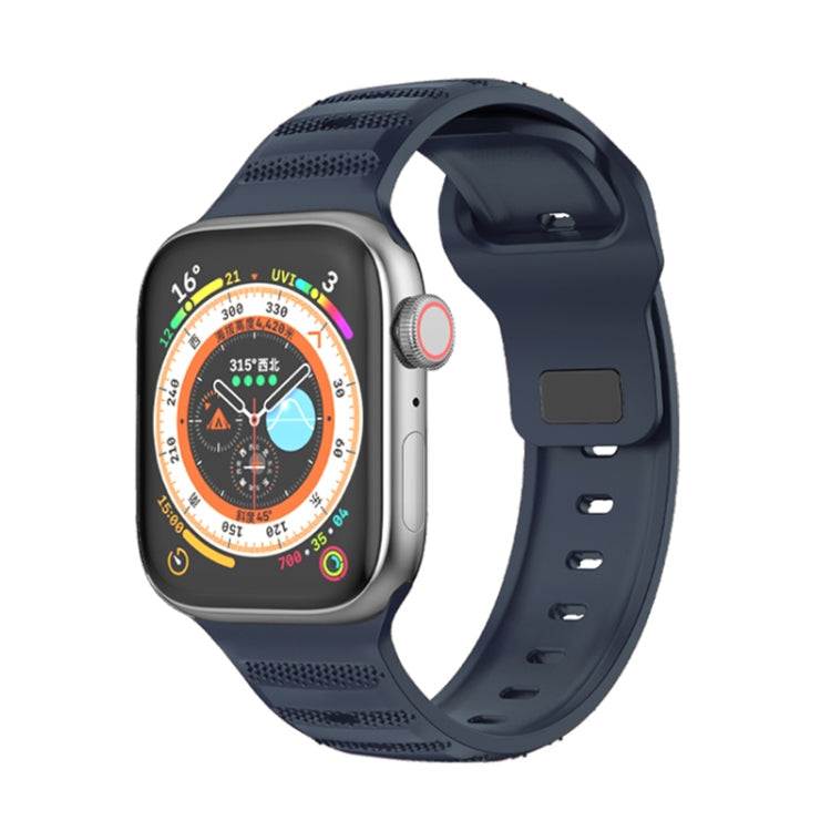 Dot Texture Fluororubber Watch Band, For Apple Watch SE 2022 44mm, For Apple Watch 9 41mm, For Apple Watch 7 41mm, For Apple Watch 7 45mm