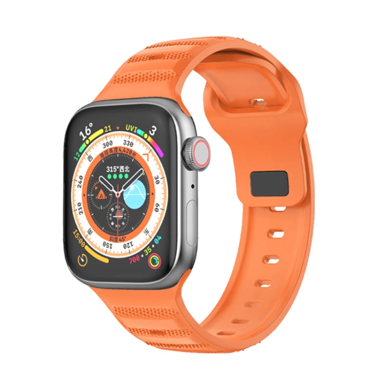 Dot Texture Fluororubber Watch Band, For Apple Watch 3 38mm, For Apple Watch 3 42mm, For Apple Watch 2 42mm, For Apple Watch 2 38mm
