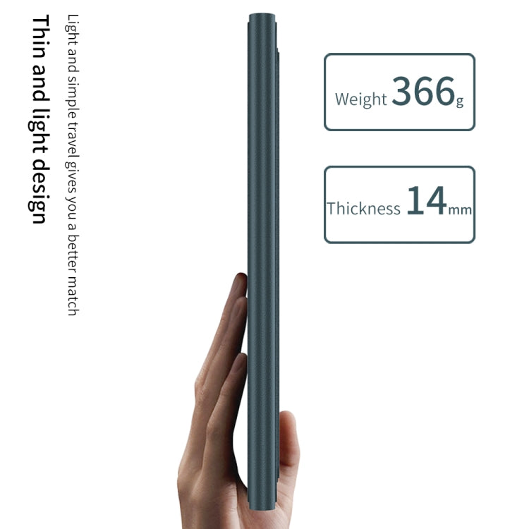 For Samsung Galaxy Z Fold5 GKK Gear Adjustment Bluetooth Keyboard + Pen + Mouse + Case Set(Carbon Fibre)