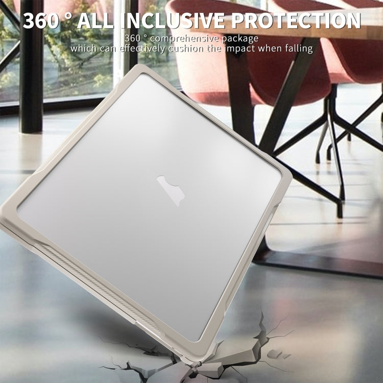 Translucent Laptop Protective Case, For MacBook Air 13.6 inch A2681 2022 / M3 2024 A3113 / M4 2025 A3240
