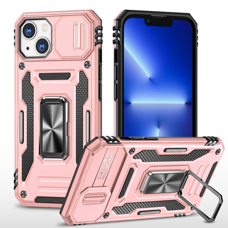 Armor PC + TPU Camera Shield Phone Case, For iPhone 15 Pro Max, For iPhone 15 Pro, For iPhone 15 Plus