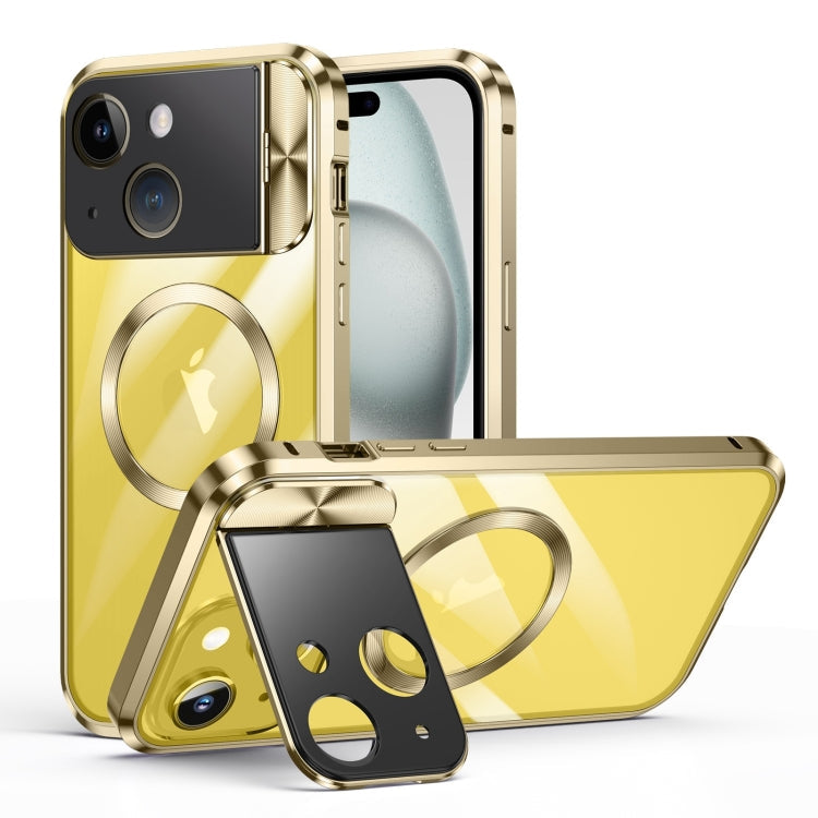 Large Window Holder MagSafe Magnetic Metal Phone Case, For iPhone 15 Pro Max, For iPhone 15 Pro, For iPhone 14, For iPhone 14 Pro, For iPhone 15