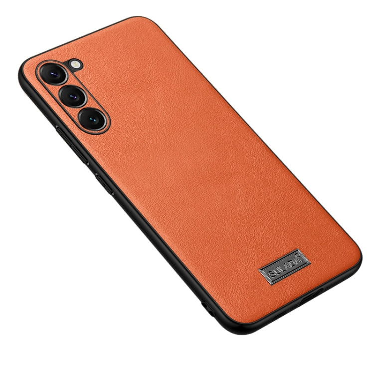 SULADA Shockproof TPU Hybrid Handmade Leather Phone Case, For Samsung Galaxy S23 5G