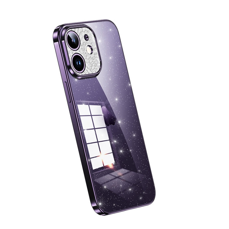 SULADA Electroplated Transparent Glittery TPU Phone Case, For iPhone 14 Pro Max, For iPhone 15, For iPhone 13 Pro Max, For iPhone 13 Pro, For iPhone 13, For iPhone 12