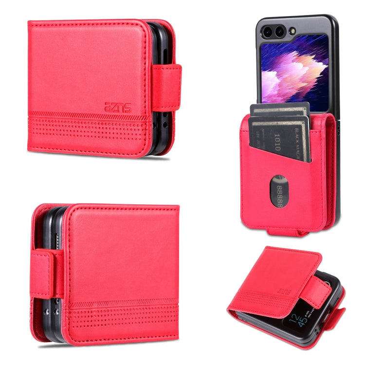 AZNS Magnetic Calf Texture Flip Leather Phone Case, For Galaxy Z Fold8 5G, For Galaxy Z Fold8 Ultra 5G, For Galaxy Z Flip8 5G, For Samsung Galaxy Z Flip7 FE / Flip6