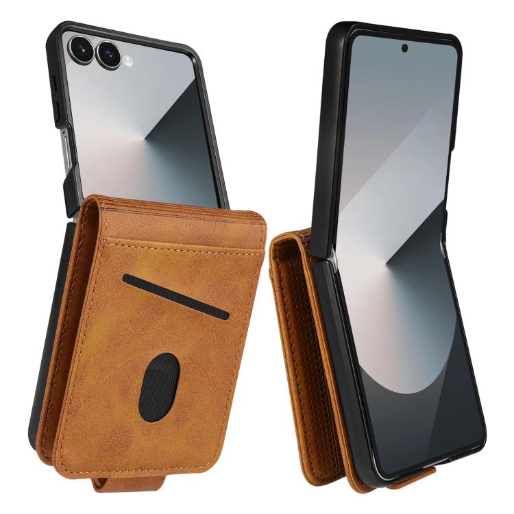 AZNS Magnetic Calf Texture Flip Leather Phone Case, For Galaxy Z Fold8 5G, For Galaxy Z Fold8 Ultra 5G, For Galaxy Z Flip8 5G, For Samsung Galaxy Z Flip7 FE / Flip6