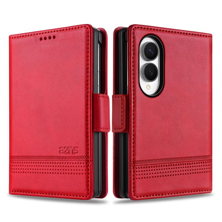 AZNS Magnetic Calf Texture Flip Leather Phone Case, For Samsung Galaxy Z Flip7 FE / Flip6, For Samsung Galaxy Z Fold7 5G, For Samsung Galaxy Z Flip7 5G, For Samsung Galaxy Z Fold6 5G