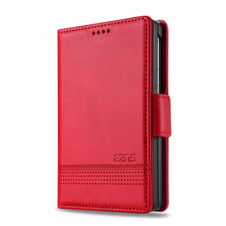 AZNS Magnetic Calf Texture Flip Leather Phone Case, For Samsung Galaxy Z Flip7 FE / Flip6, For Samsung Galaxy Z Fold7 5G, For Samsung Galaxy Z Flip7 5G, For Samsung Galaxy Z Fold6 5G