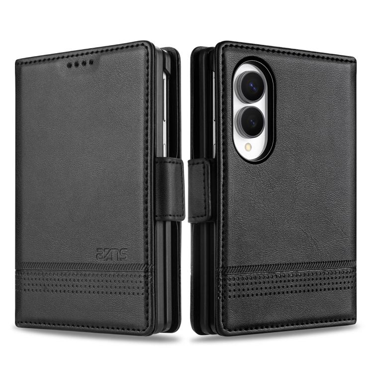AZNS Magnetic Calf Texture Flip Leather Phone Case, For Galaxy Z Fold8 5G, For Galaxy Z Fold8 Ultra 5G, For Galaxy Z Flip8 5G, For Samsung Galaxy Z Flip7 FE / Flip6