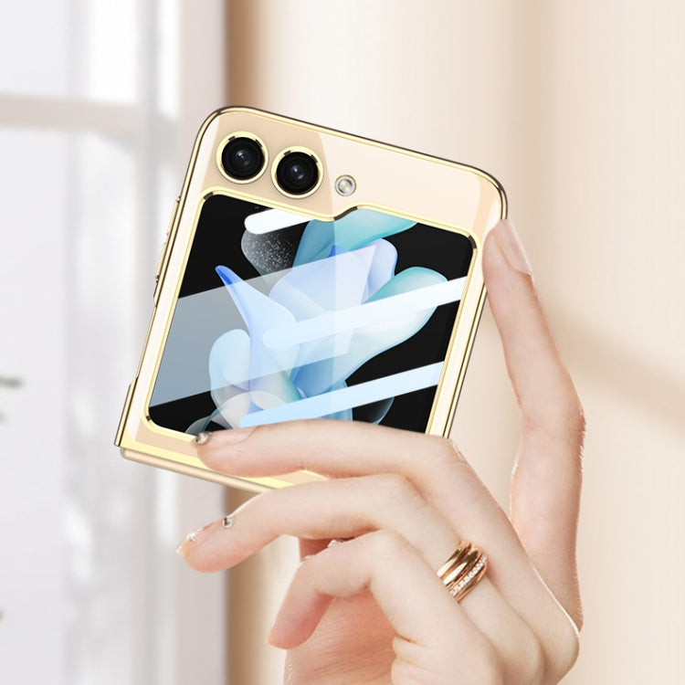 GKK Integrated Electroplating Full Coverage Phone Case, For Samsung Galaxy Z Flip5