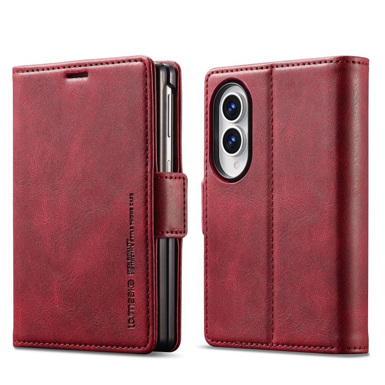 LC.IMEEKE RFID Anti-theft Leather Phone Case, For Galaxy Z Fold8 Ultra 5G, For Galaxy Z Flip8 5G, For Samsung Galaxy Z Flip6 / Flip7 FE, For Samsung Galaxy Z Fold7 5G, For Samsung Galaxy Z Flip7 5G, For Samsung Galaxy Z Fold6 5G