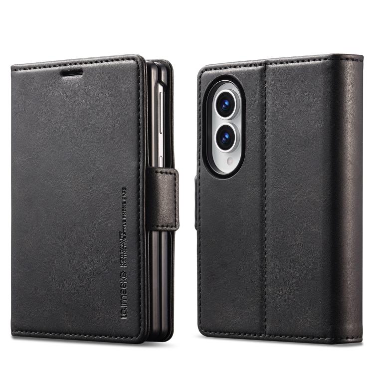 LC.IMEEKE RFID Anti-theft Leather Phone Case, For Galaxy Z Fold8 5G, For Galaxy Z Fold8 Ultra 5G, For Galaxy Z Flip8 5G, For Samsung Galaxy Z Flip6 / Flip7 FE, For Samsung Galaxy Z Fold7 5G, For Samsung Galaxy Z Flip7 5G