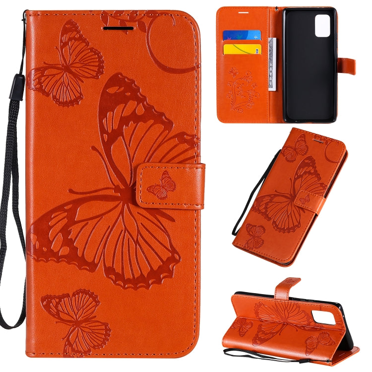 3D Butterflies Embossing Pattern Horizontal Flip Leather Case with Holder & Card Slot & Wallet, For Samsung Galaxy A41, For Samsung Galaxy A51 5G, For Samsung Galaxy A71 5G