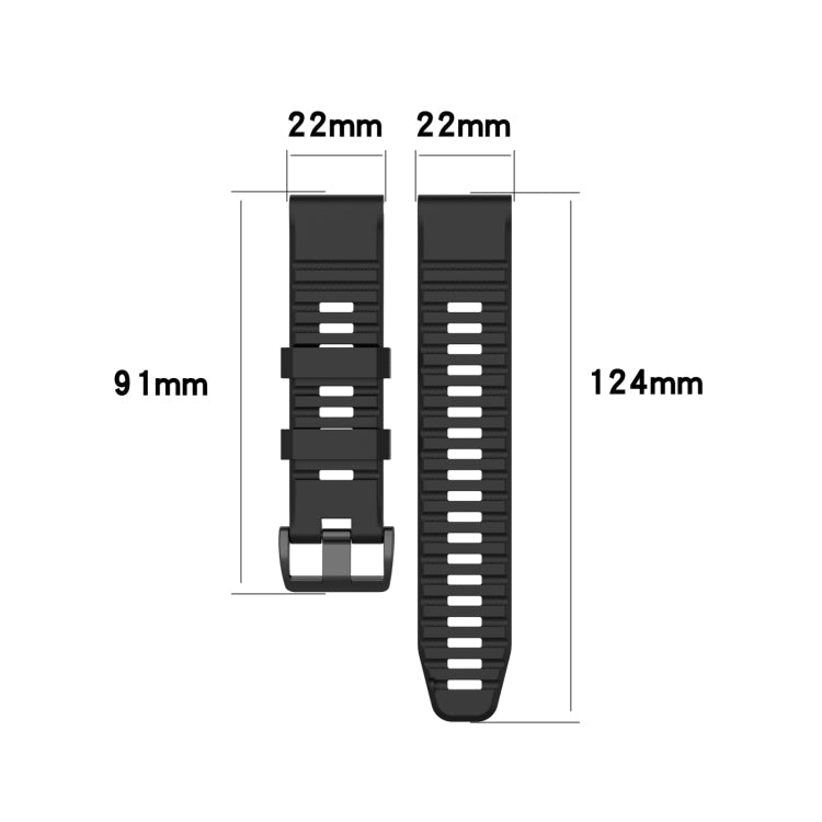 Sports Silicone Watch Band, For Garmin  Instinct 2 Solar