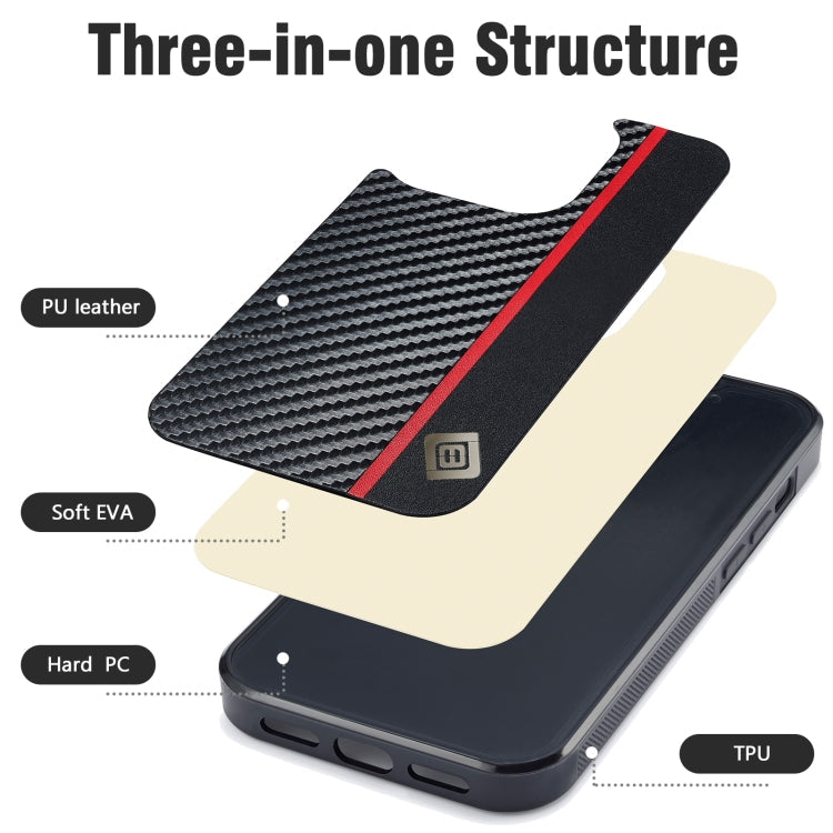 LC.IMEEKE 3 in 1 Carbon Fiber Texture Shockproof Phone Case, For Samsung Galaxy S22, For Samsung Galaxy A71 4G, For Samsung Galaxy Note20 Ultra, For Samsung Galaxy A70, For Samsung Galaxy A51 4G, For Samsung Galaxy A50, For Samsung Galaxy S21 FE       ...